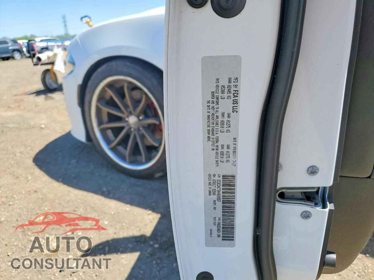 DODGE CHARGER 2017 - 2C3CDXCT8HH620557