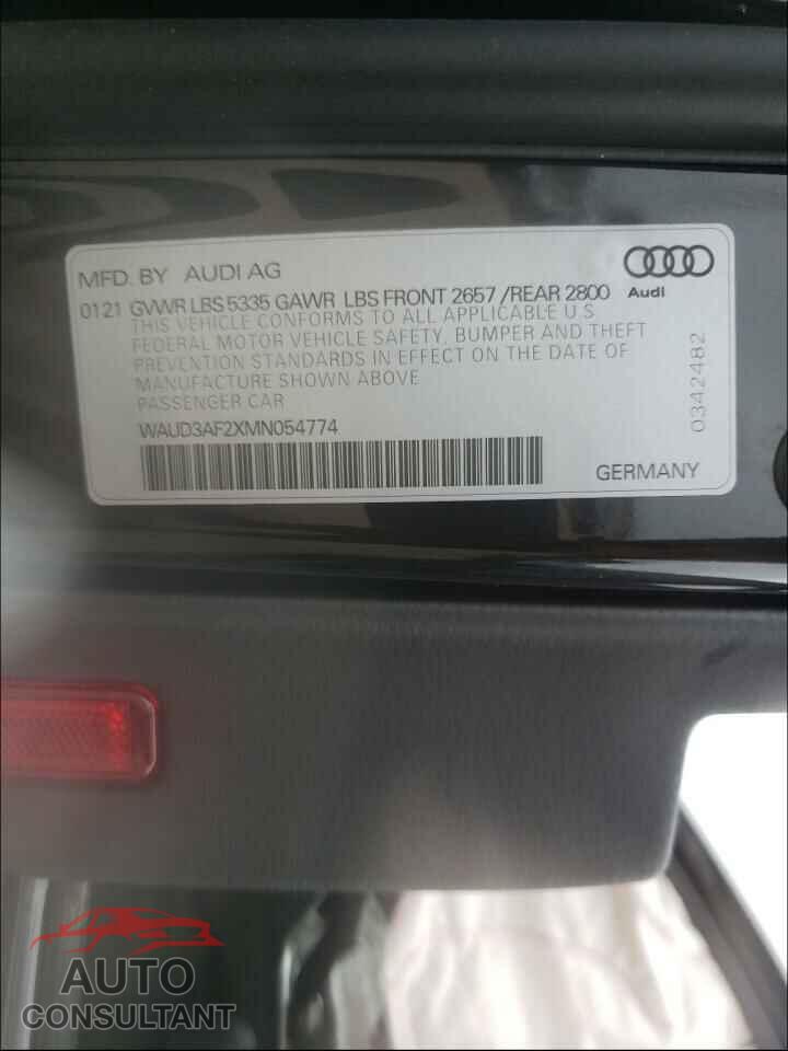 AUDI A6 2021 - WAUD3AF2XMN054774