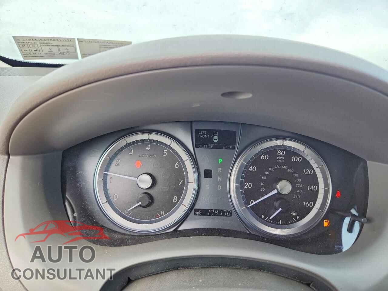 LEXUS ES350 2010 - JTHBK1EG7A2361731