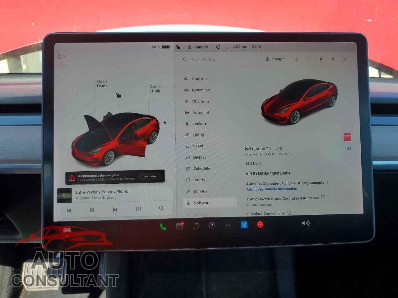 TESLA MODEL 3 2021 - 5YJ3E1EA4MF099984