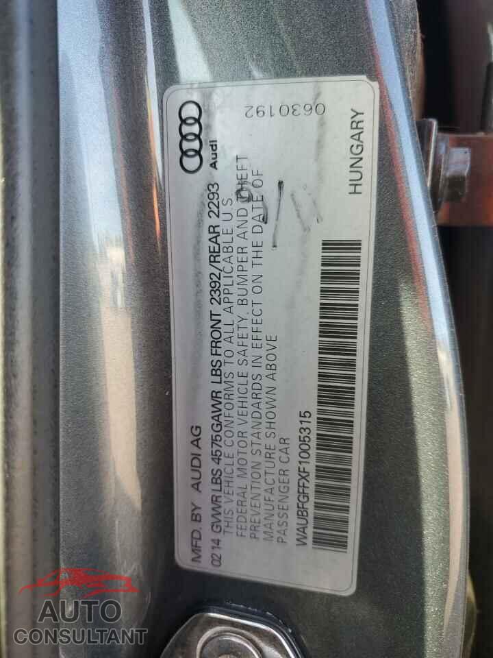 AUDI A3 2015 - WAUBFGFFXF1005315