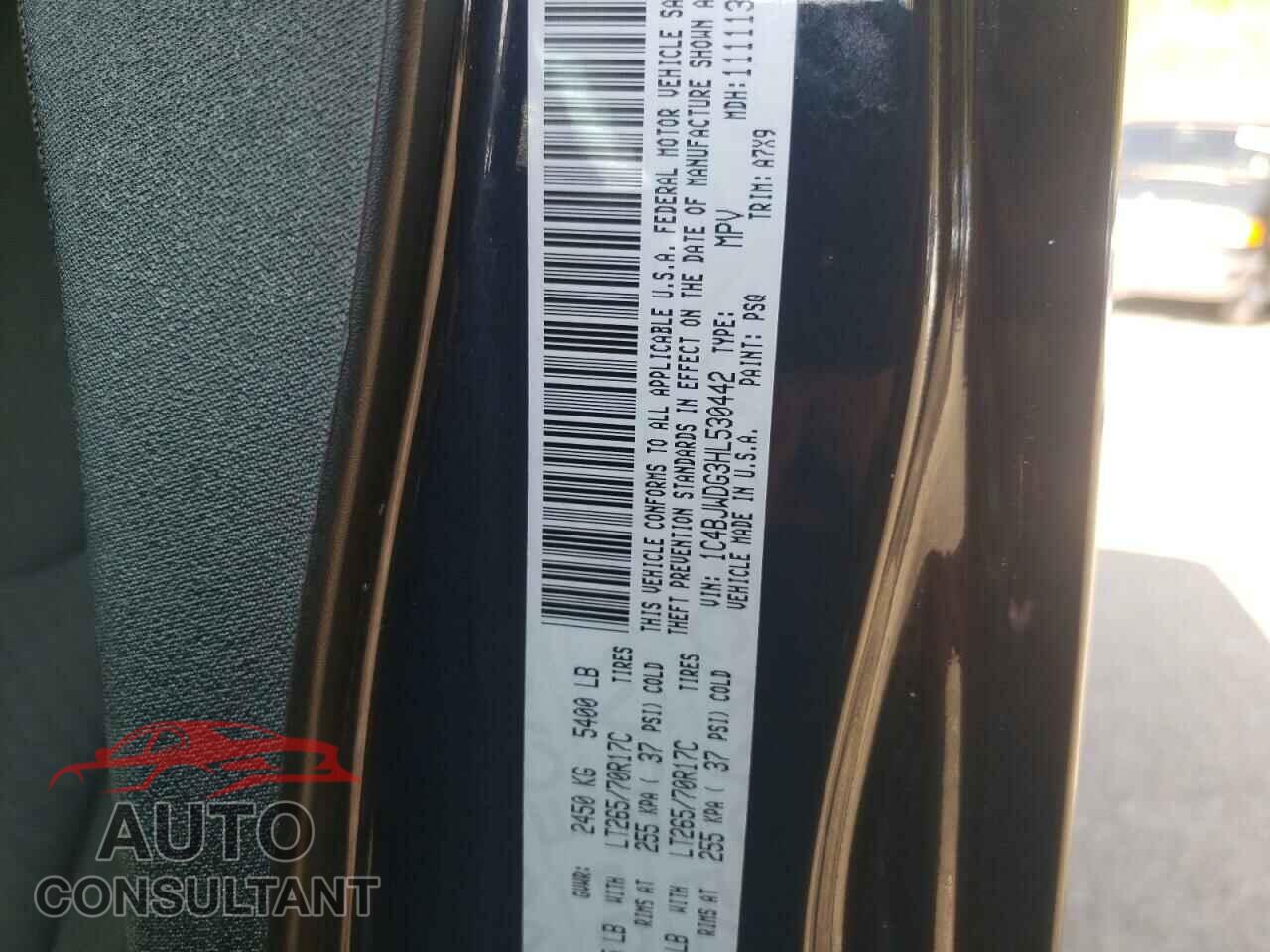 JEEP WRANGLER 2017 - 1C4BJWDG3HL530442