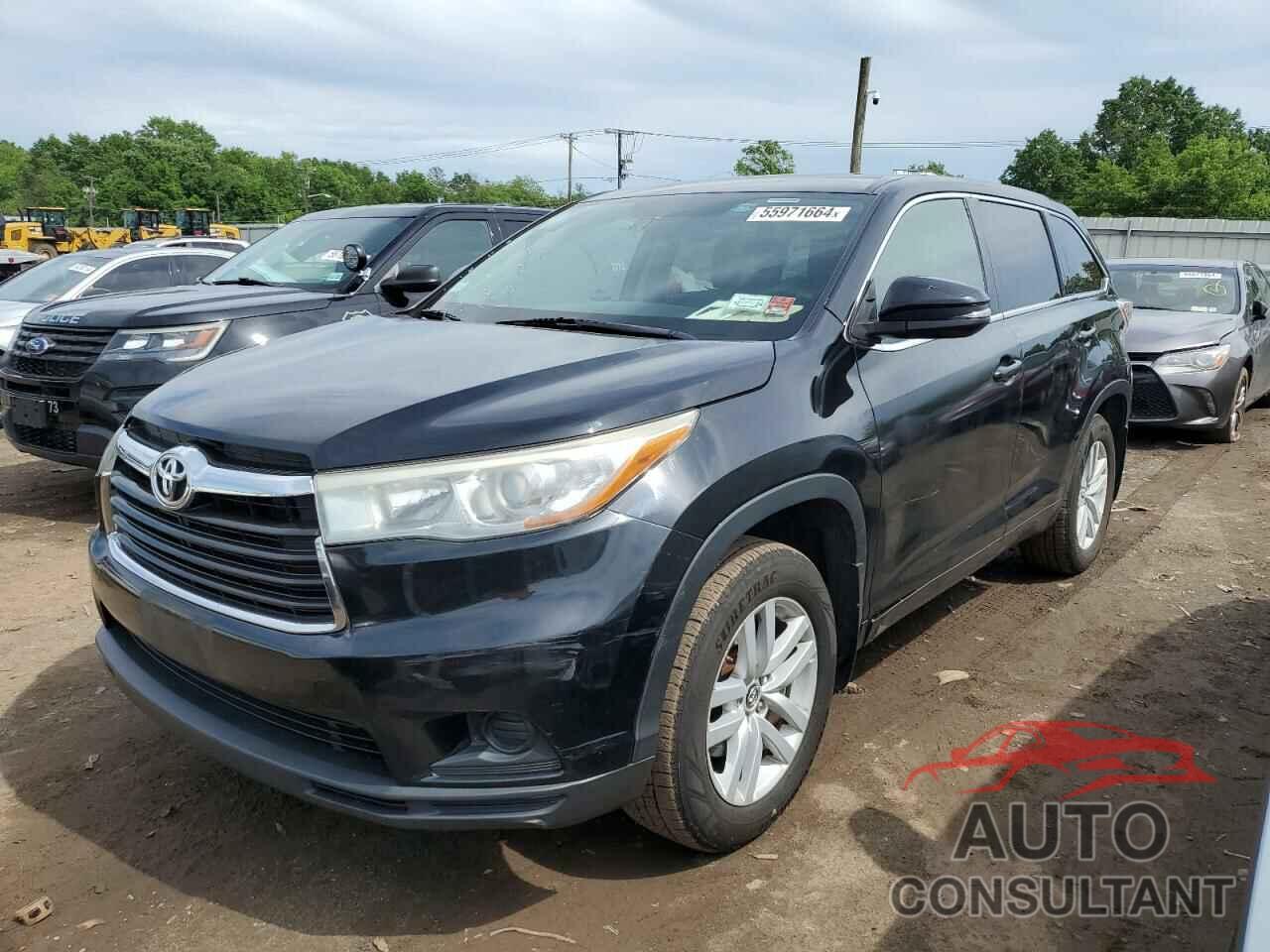 TOYOTA HIGHLANDER 2016 - 5TDBKRFH0GS229516