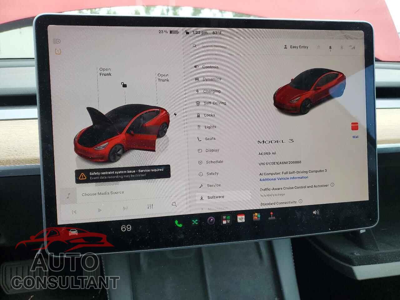 TESLA MODEL 3 2022 - 5YJ3E1EA6NF206888