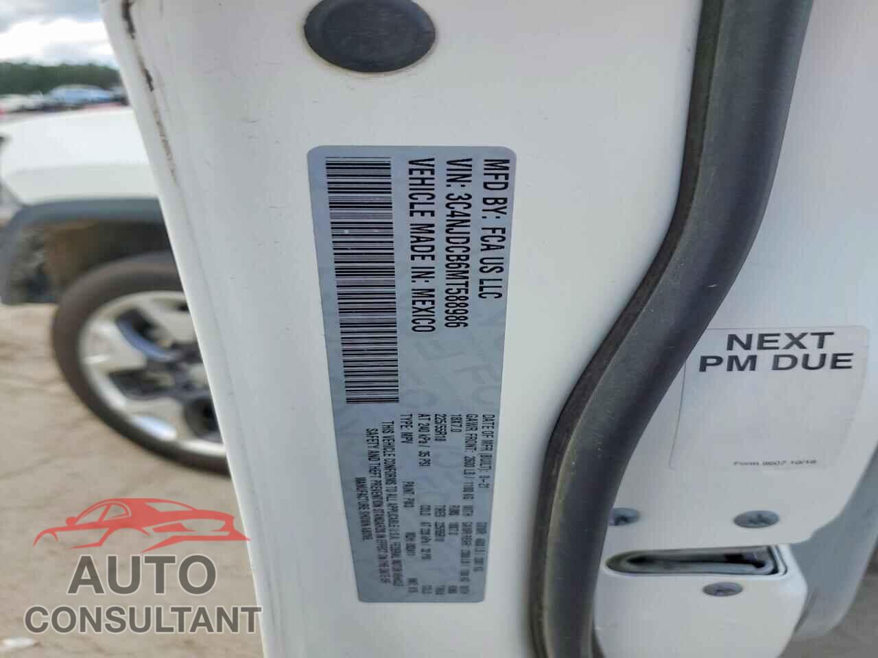 JEEP COMPASS 2021 - 3C4NJDCB6MT588986