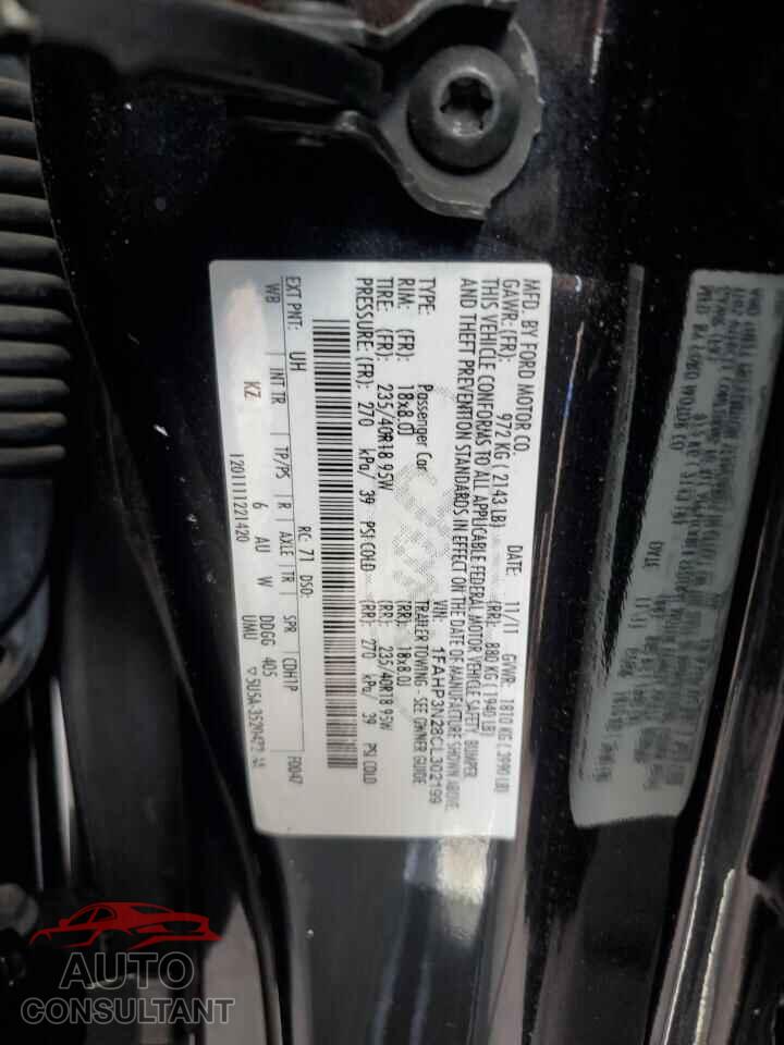 FORD FOCUS 2012 - 1FAHP3N28CL302199