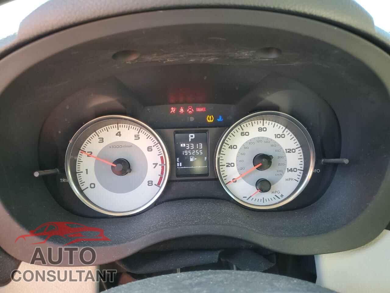 SUBARU IMPREZA 2012 - JF1GJAG63CH008858