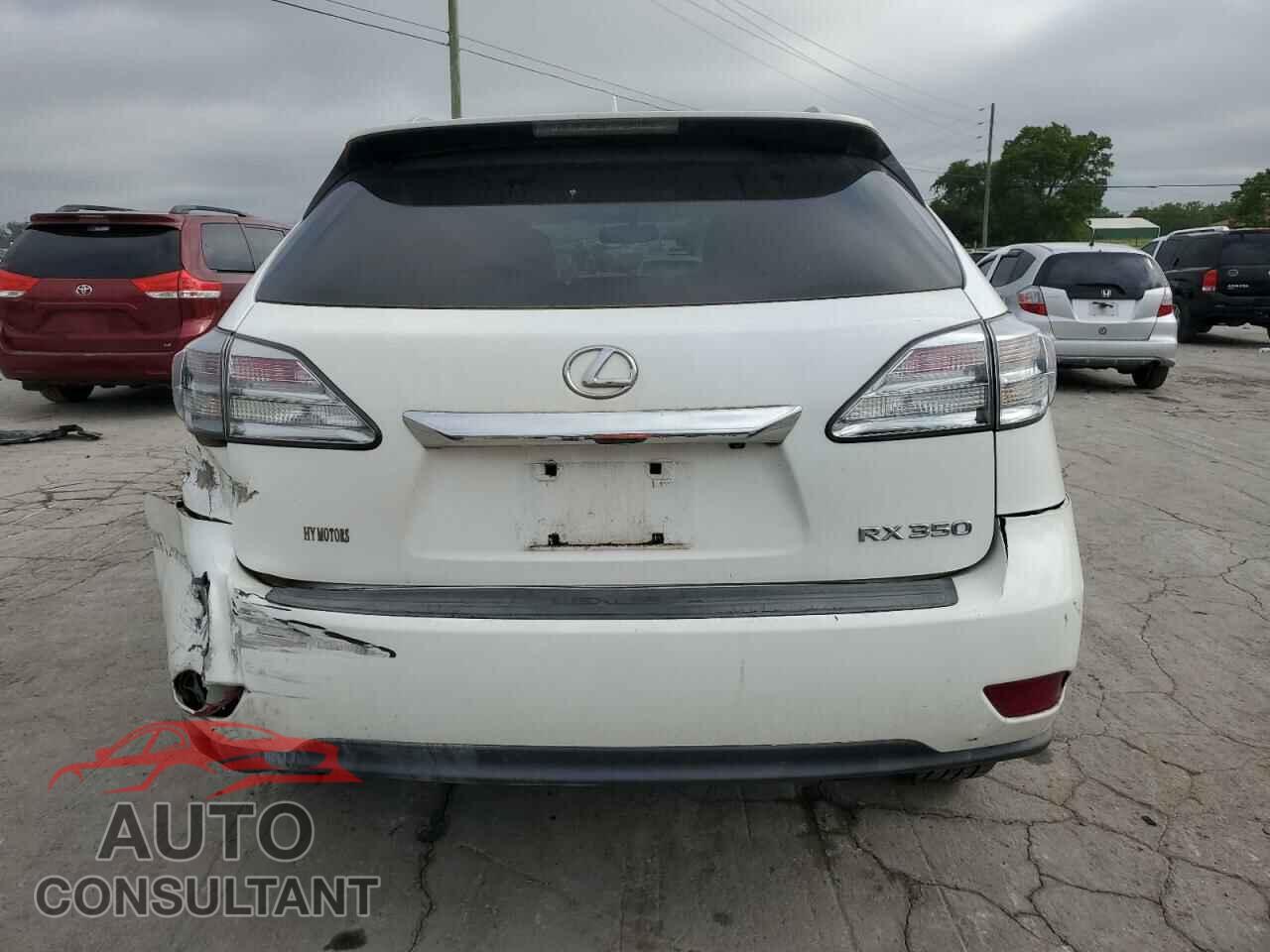 LEXUS RX350 2011 - 2T2BK1BA1BC086776