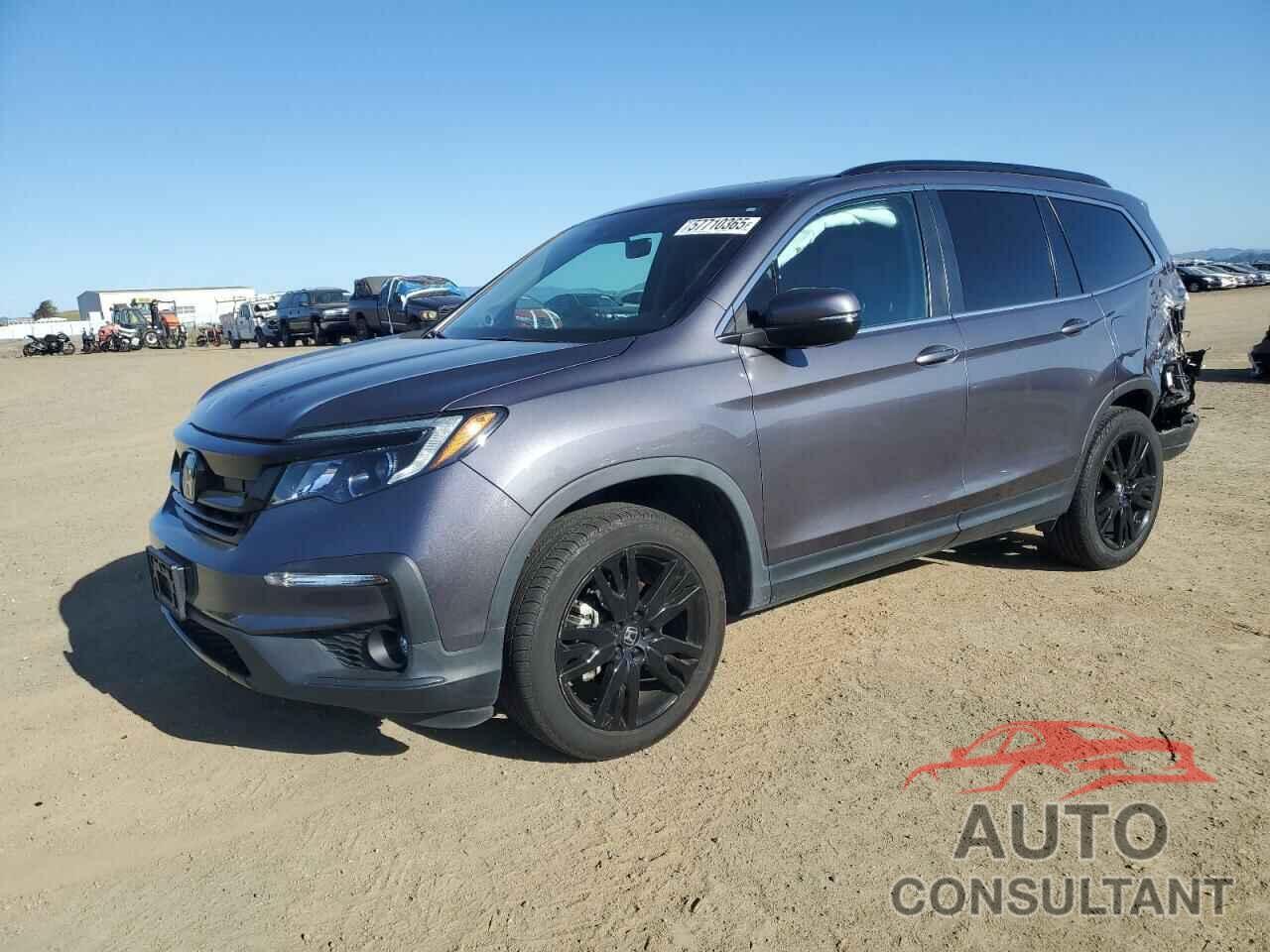HONDA PILOT 2022 - 5FNYF6H26NB037072