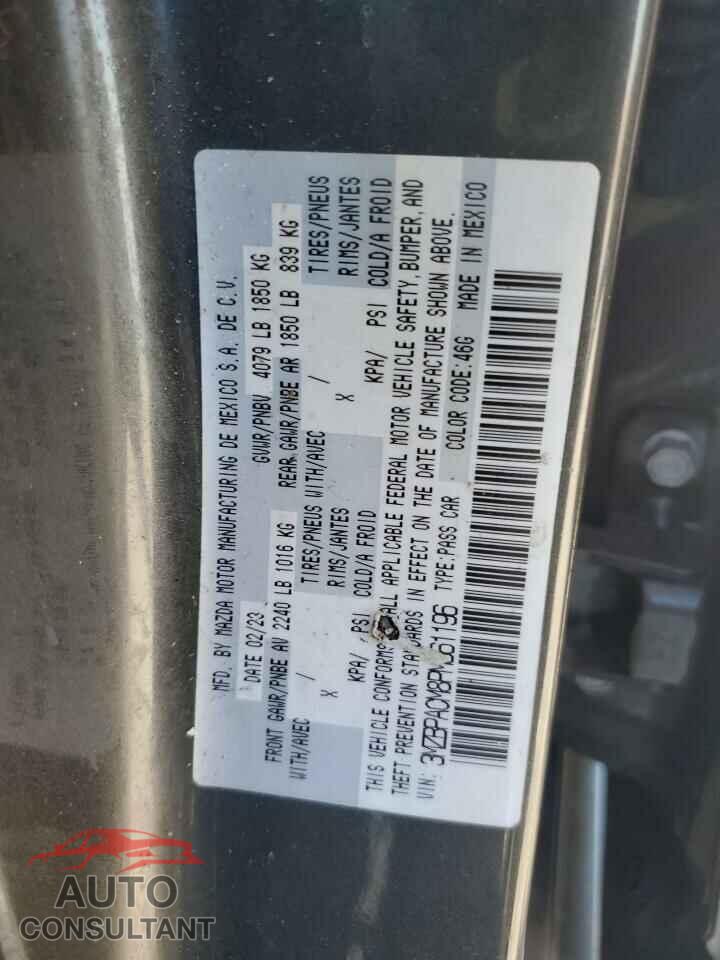 MAZDA 3 2023 - 3MZBPACM8PM361196