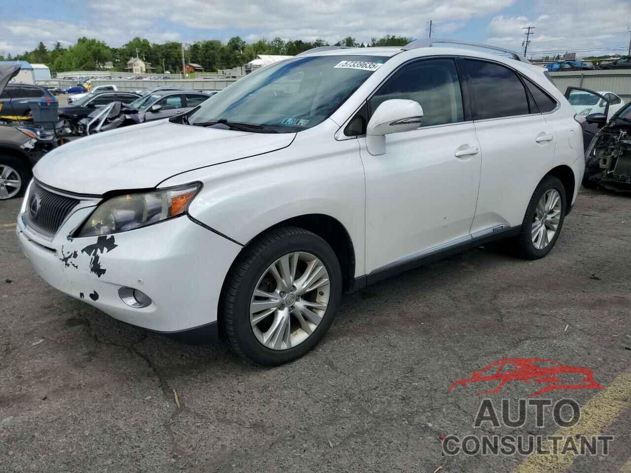 LEXUS RX450 2012 - JTJBC1BA8C2045723