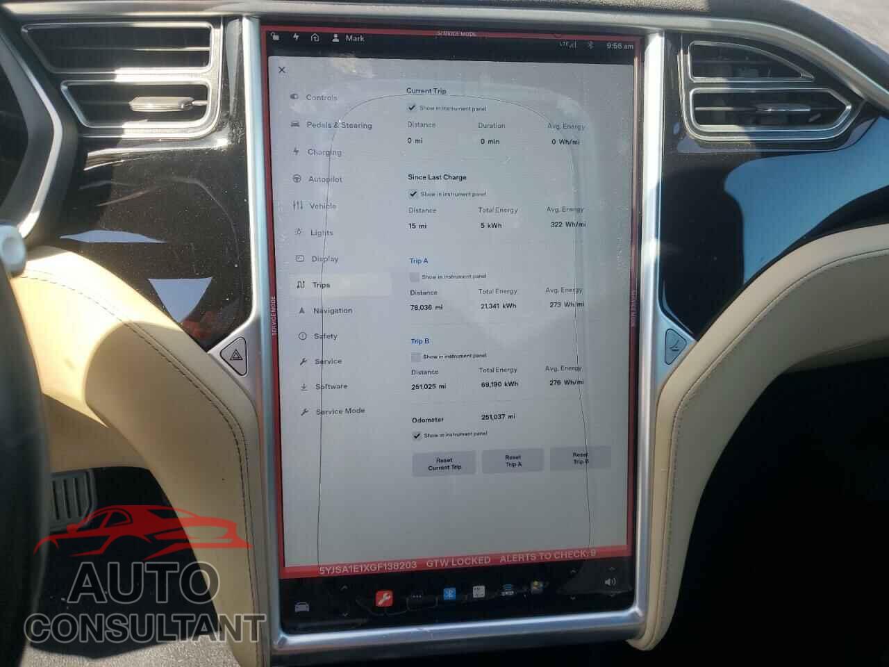 TESLA MODEL S 2016 - 5YJSA1E1XGF138203