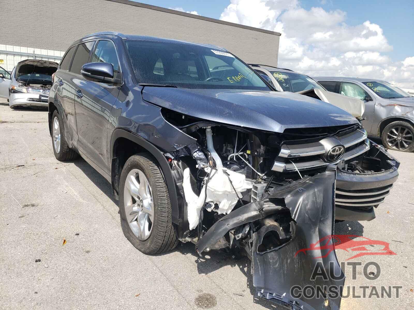 TOYOTA HIGHLANDER 2019 - 5TDDZRFHXKS700536