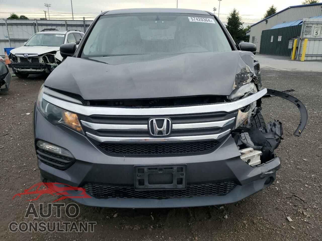 HONDA PILOT 2017 - 5FNYF5H13HB024768