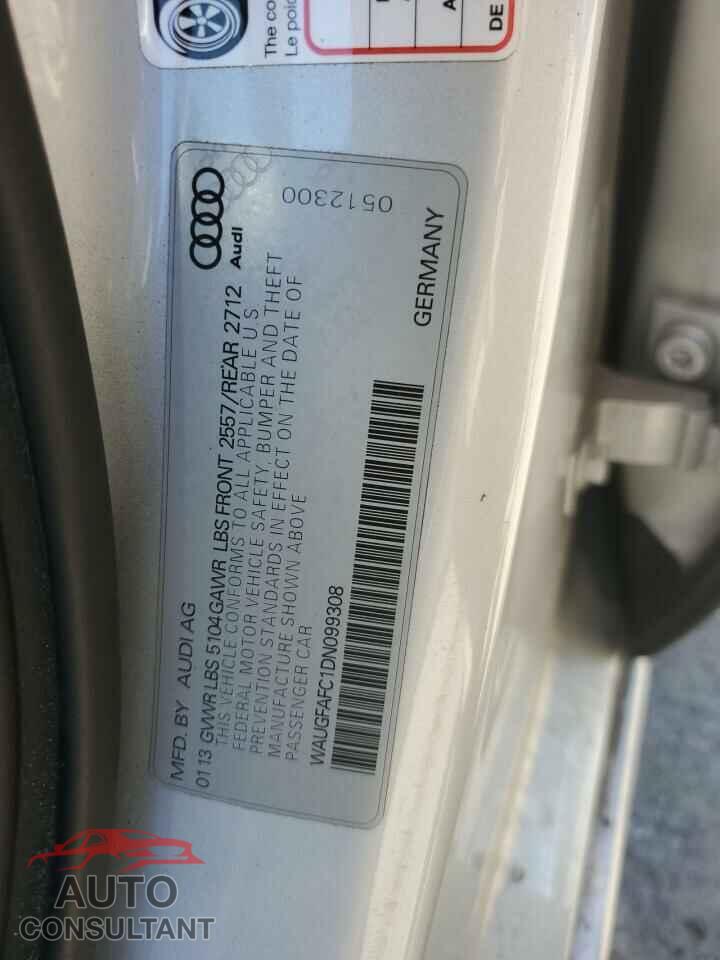 AUDI A6 2013 - WAUGFAFC1DN099308