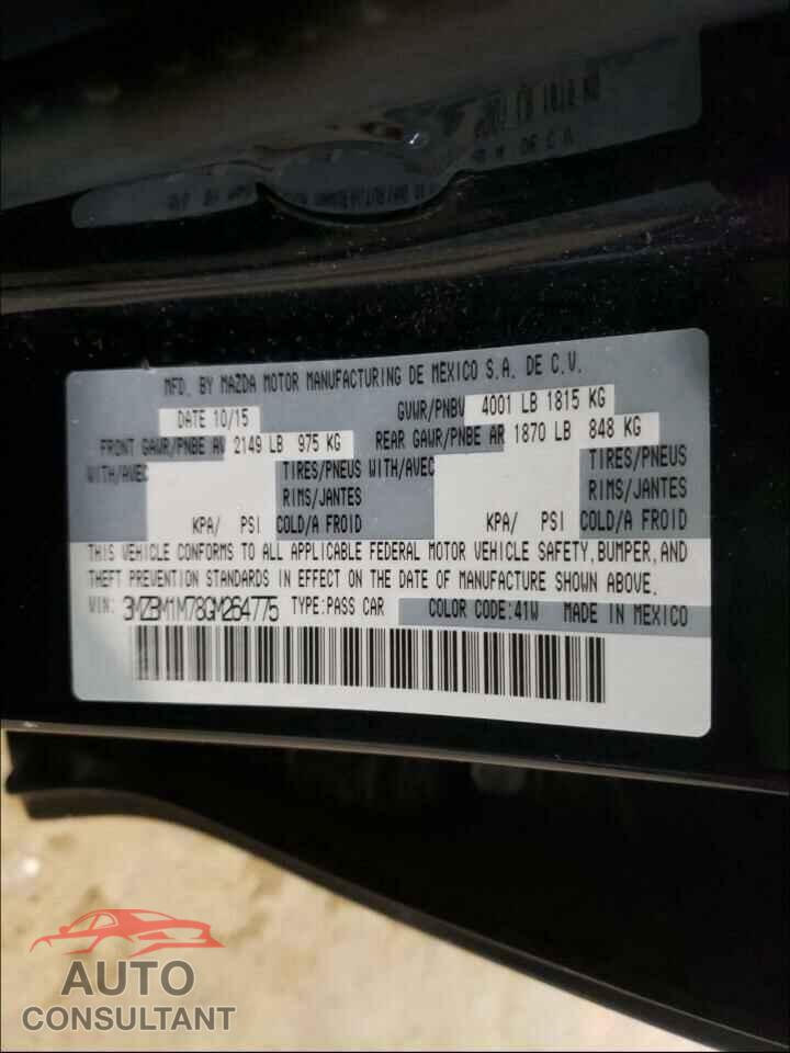 MAZDA 3 2016 - 3MZBM1M78GM264775