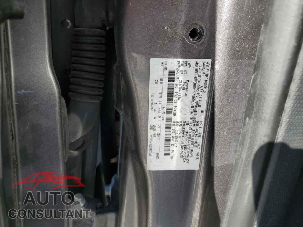 FORD FOCUS 2013 - 1FADP3F28DL266335