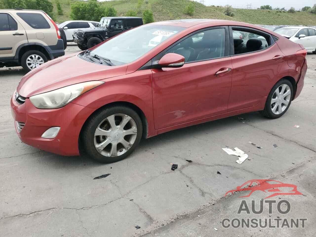 HYUNDAI ELANTRA 2013 - KMHDH4AE9DU758750