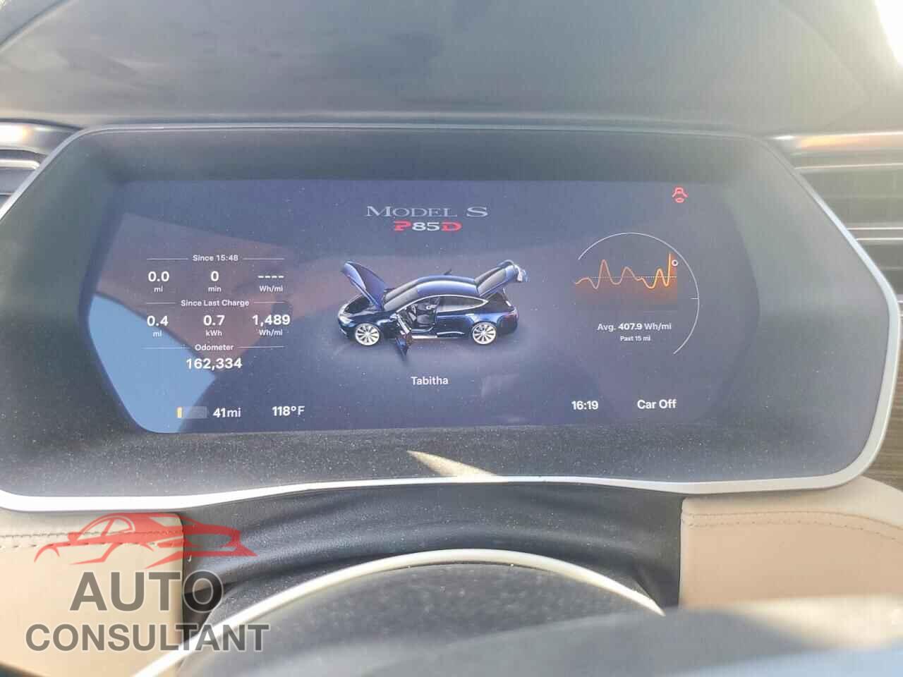 TESLA MODEL S 2015 - 5YJSA1H21FFP69795