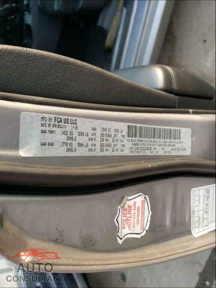 DODGE DURANGO 2018 - 1C4RDJDG3JC282398