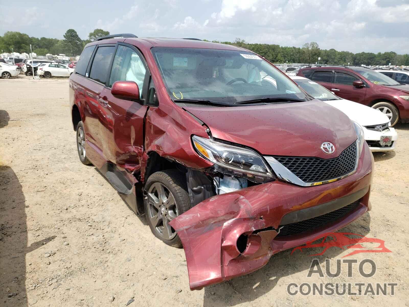 TOYOTA SIENNA 2017 - 5TDXZ3DC8HS868377