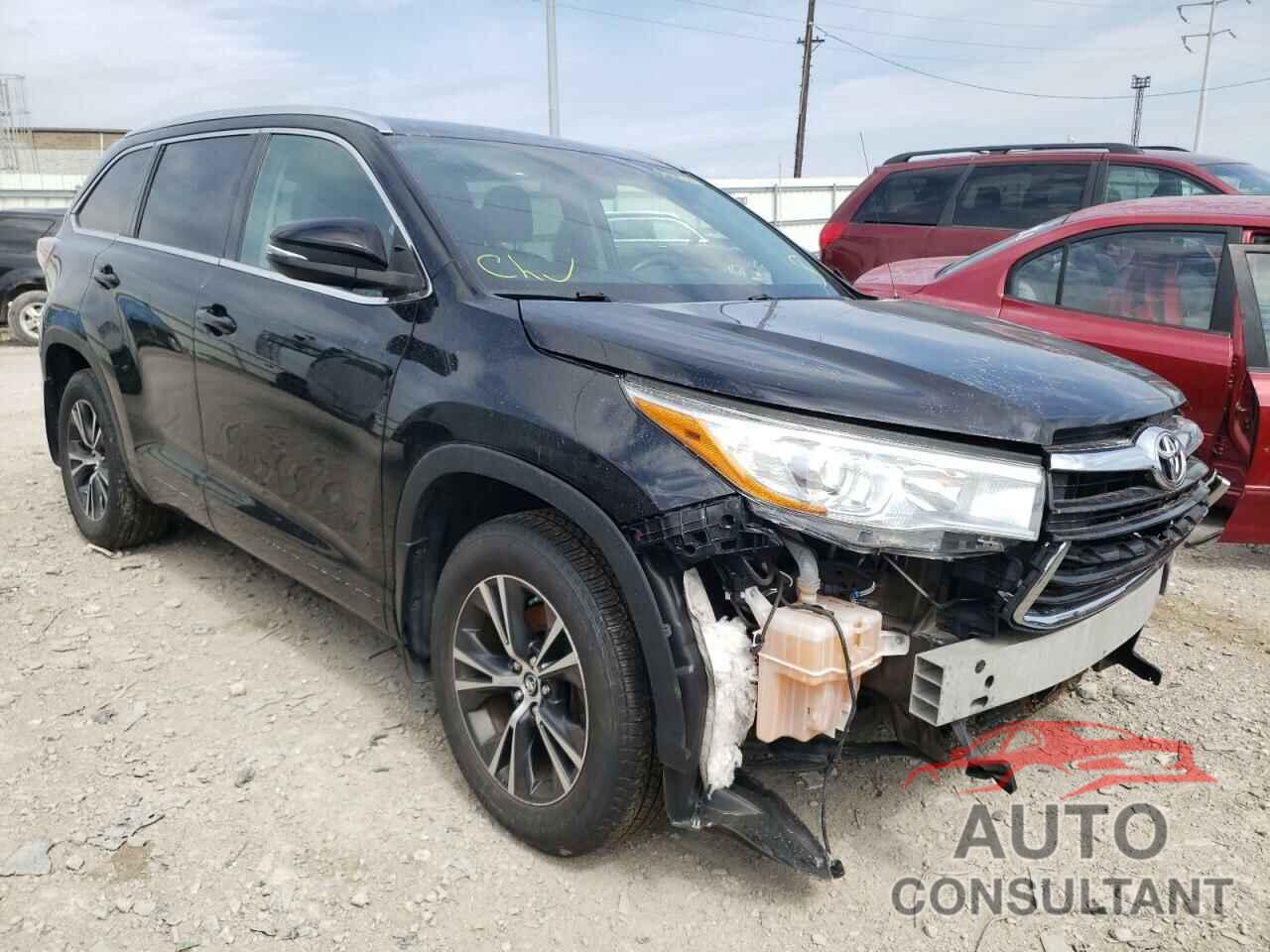 TOYOTA HIGHLANDER 2016 - 5TDJKRFH8GS234202