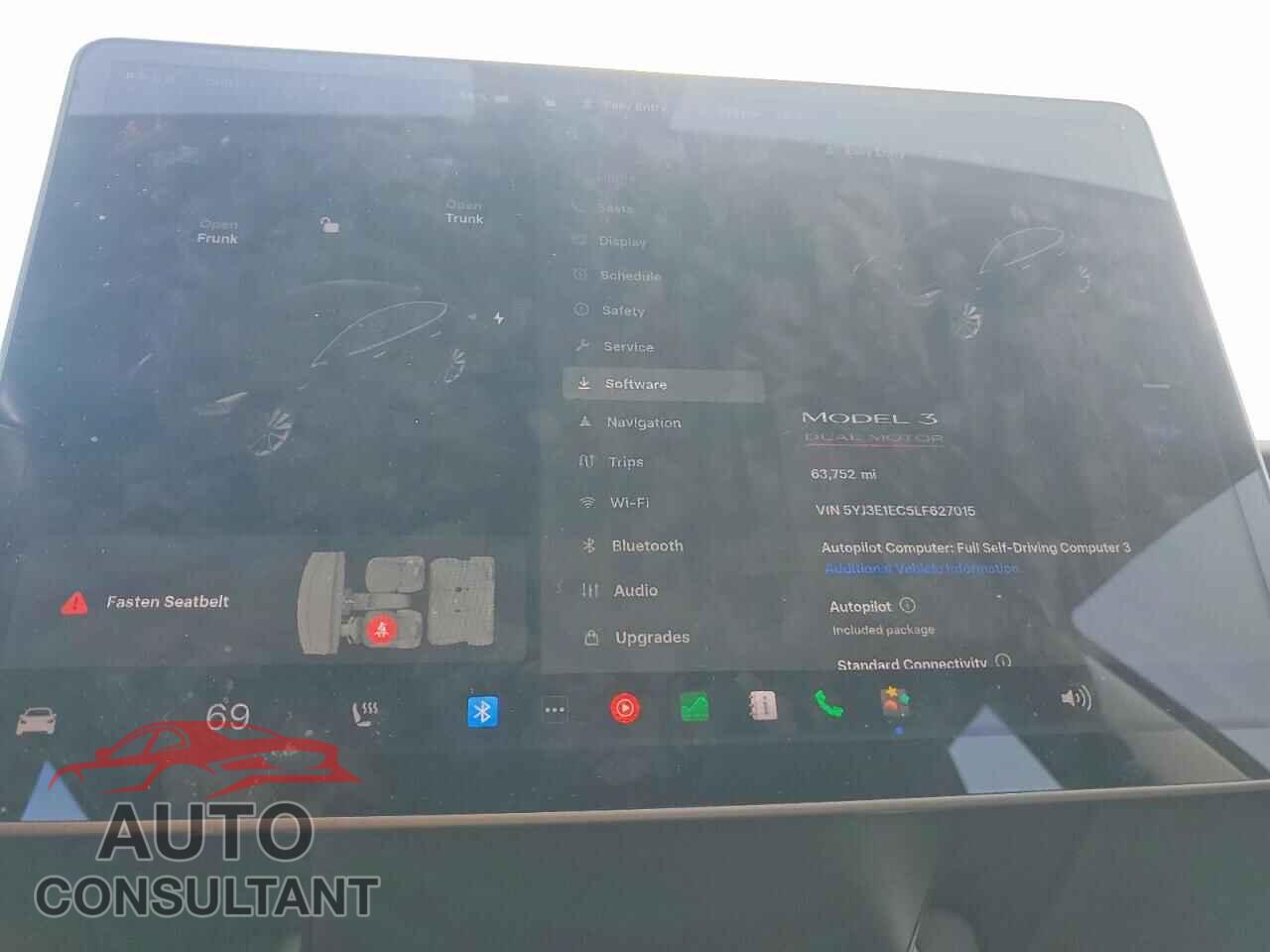 TESLA MODEL 3 2020 - 5YJ3E1EC5LF627015