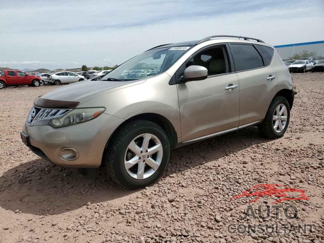 NISSAN MURANO 2009 - JN8AZ18W49W100545