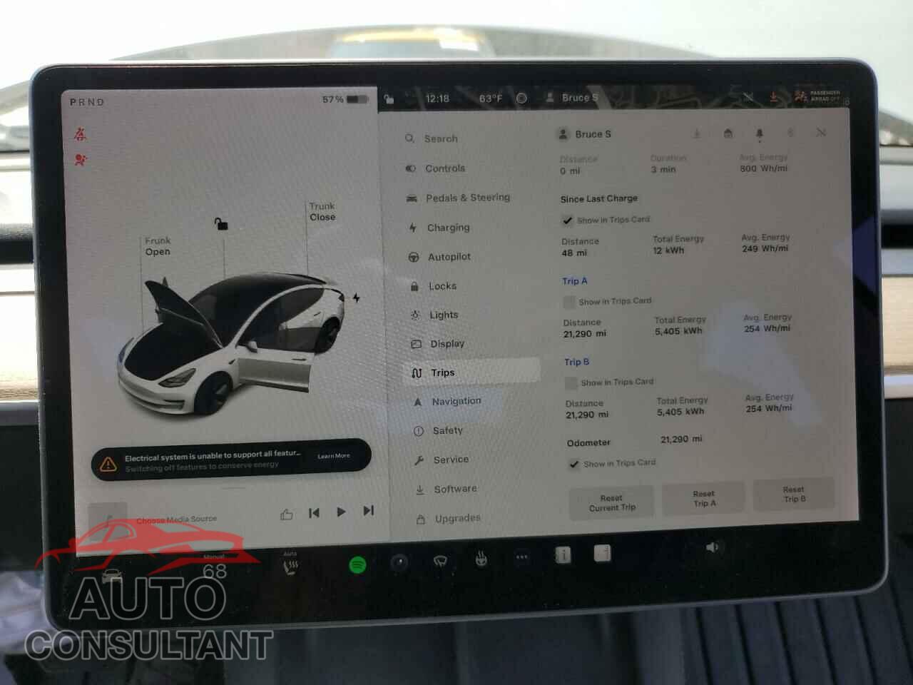 TESLA MODEL 3 2021 - 5YJ3E1EBXMF094300
