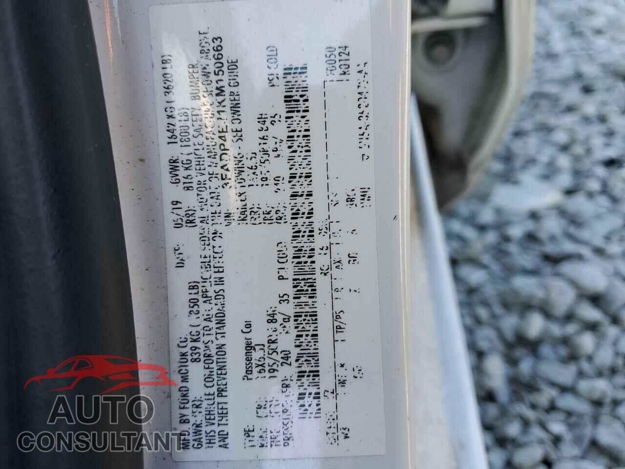 FORD FIESTA 2019 - 3FADP4EJ1KM150663