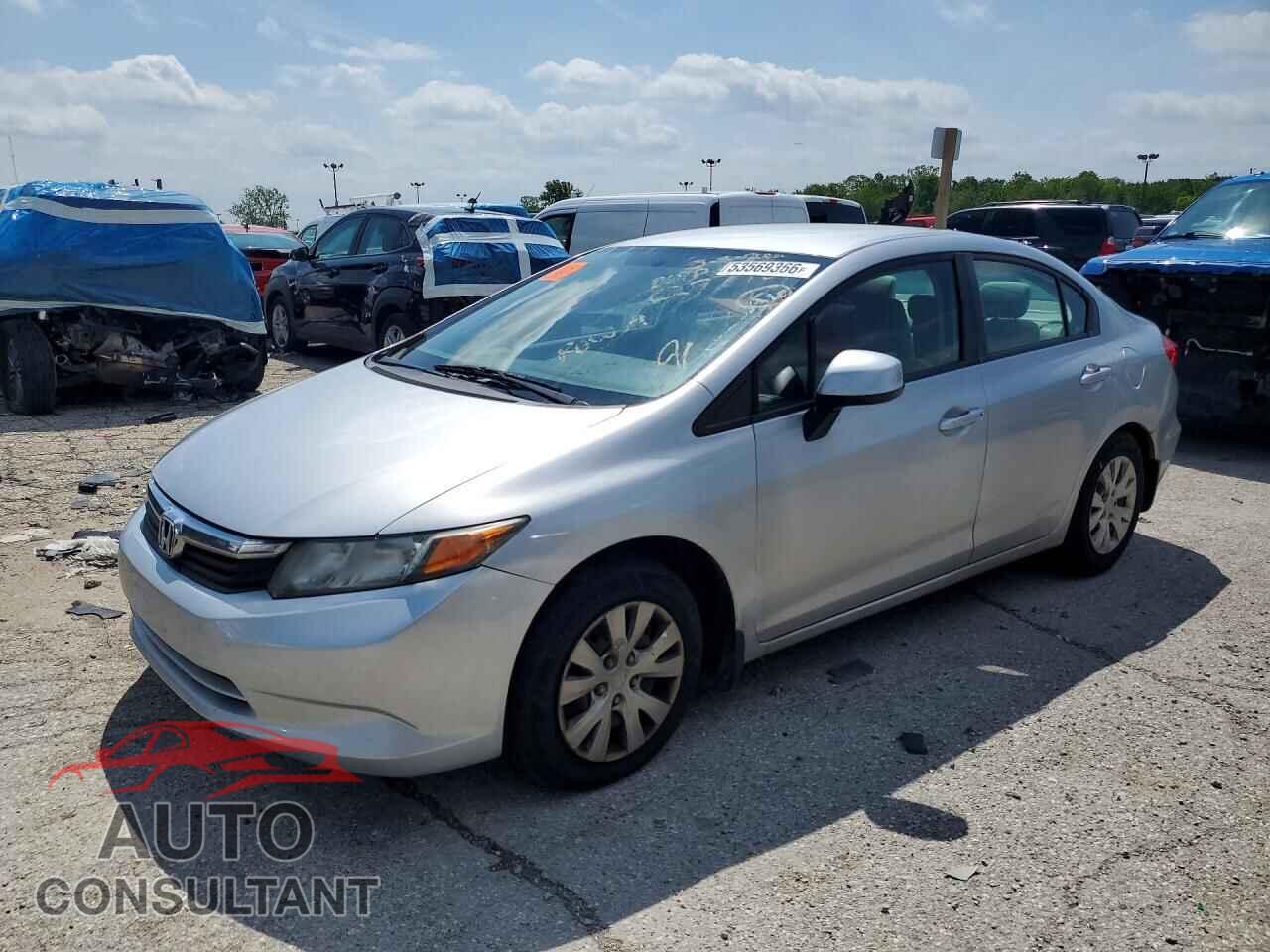 HONDA CIVIC 2012 - 19XFB2F56CE077924