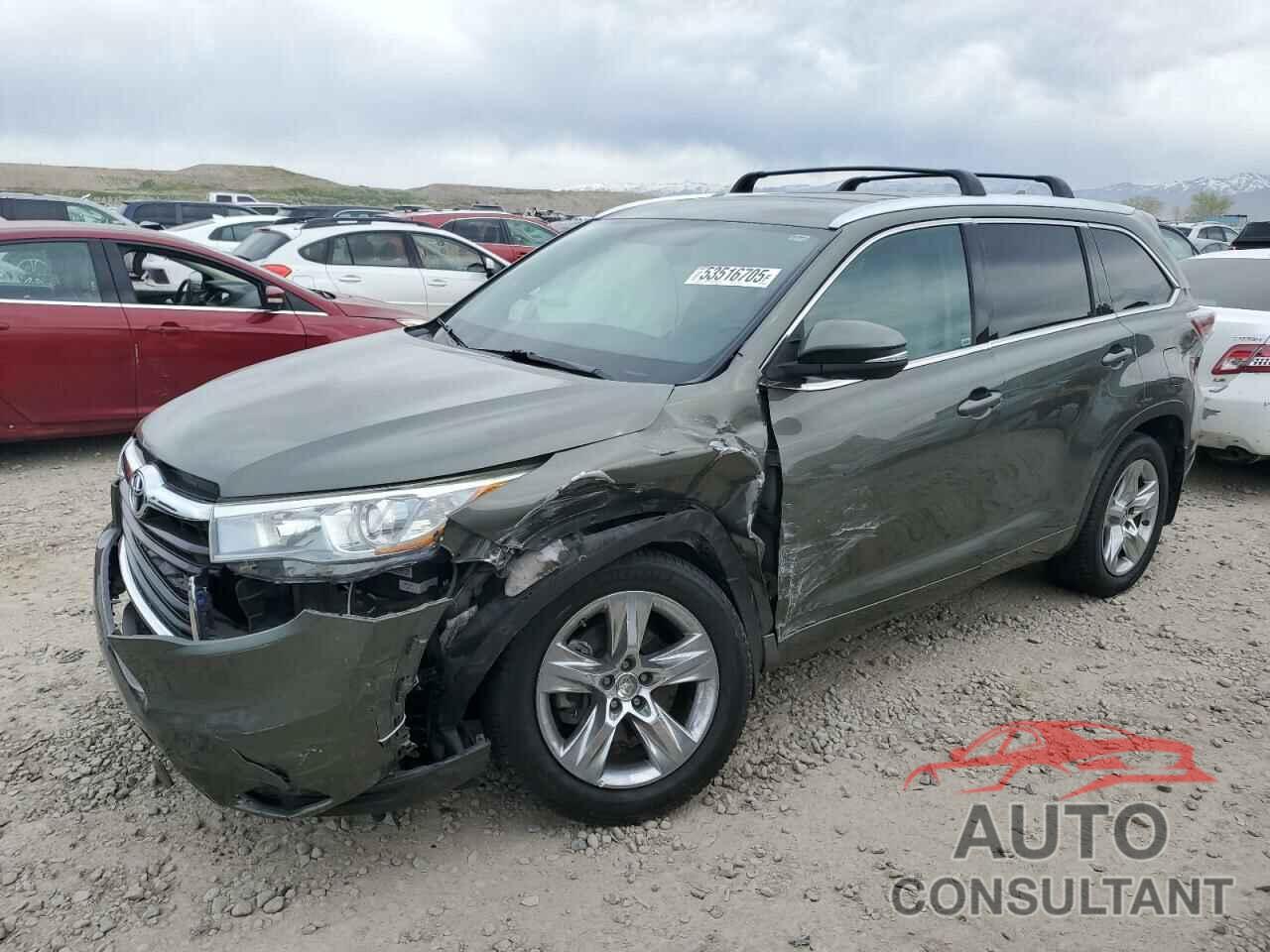 TOYOTA HIGHLANDER 2015 - 5TDDKRFH4FS151491