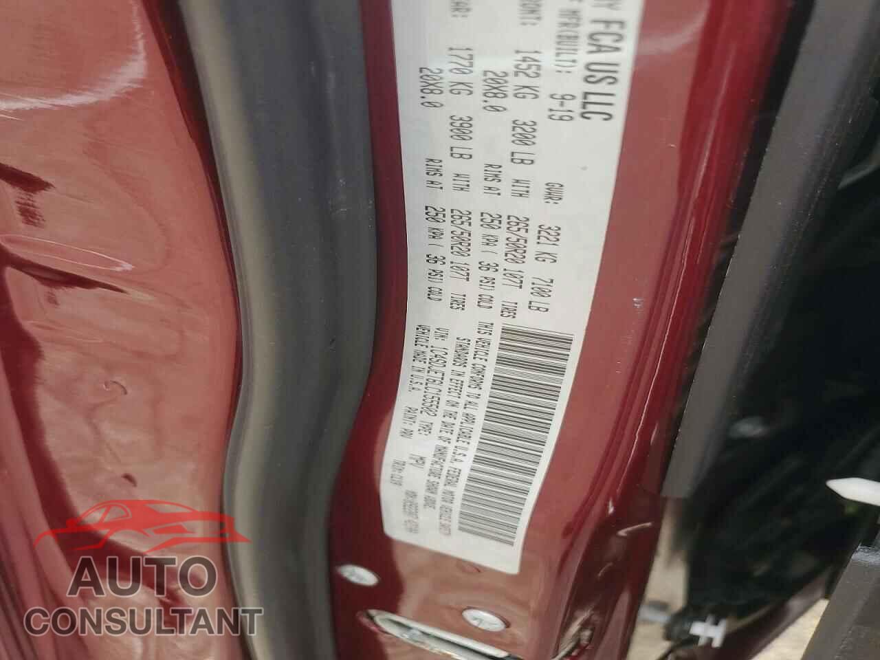 DODGE DURANGO 2020 - 1C4SDJET6LC155502