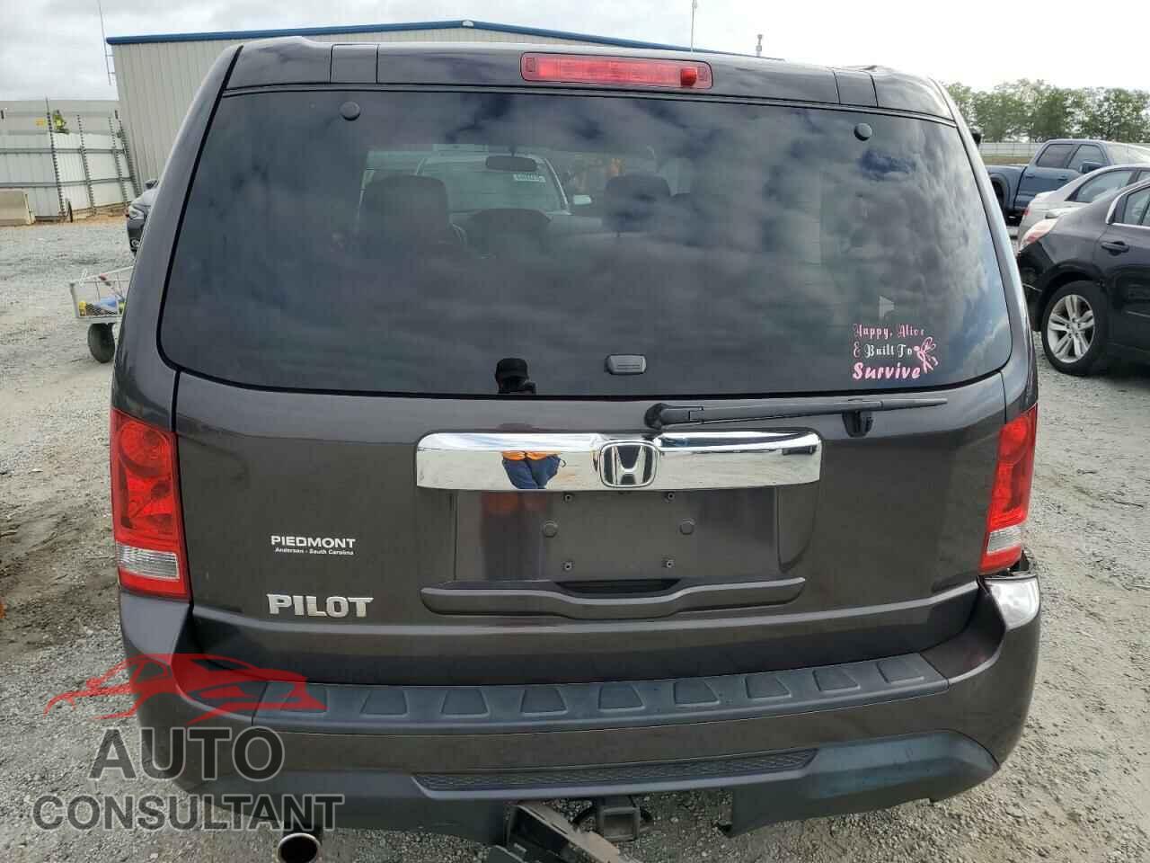 HONDA PILOT 2013 - 5FNYF3H29DB039007