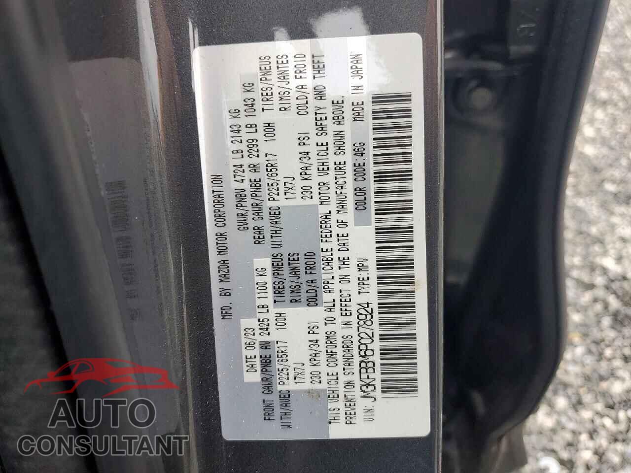 MAZDA CX-5 2023 - JM3KFBBM6P0278924