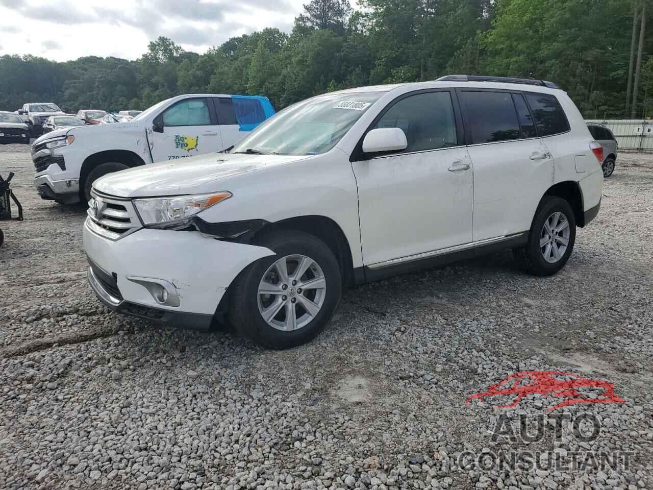 TOYOTA HIGHLANDER 2013 - 5TDBK3EH1DS246903