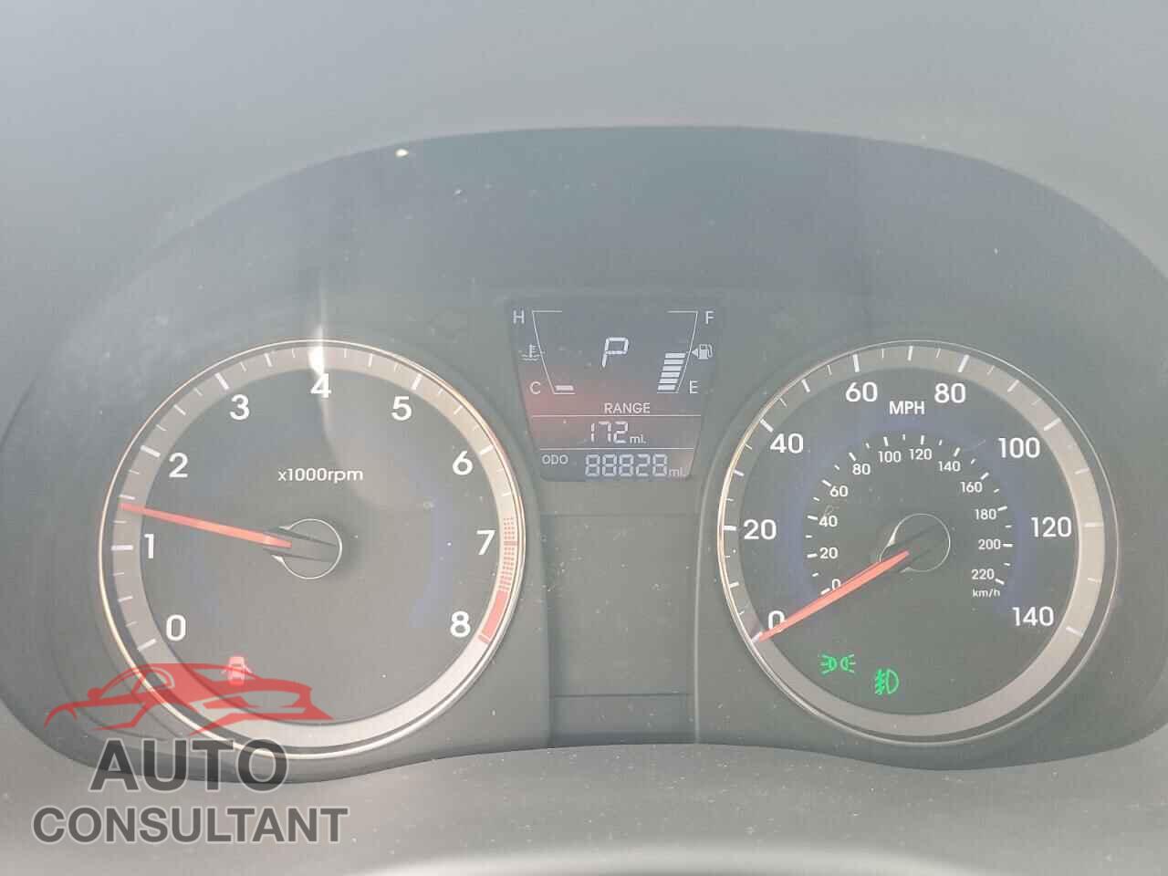 HYUNDAI ACCENT 2013 - KMHCU4AE3DU340160