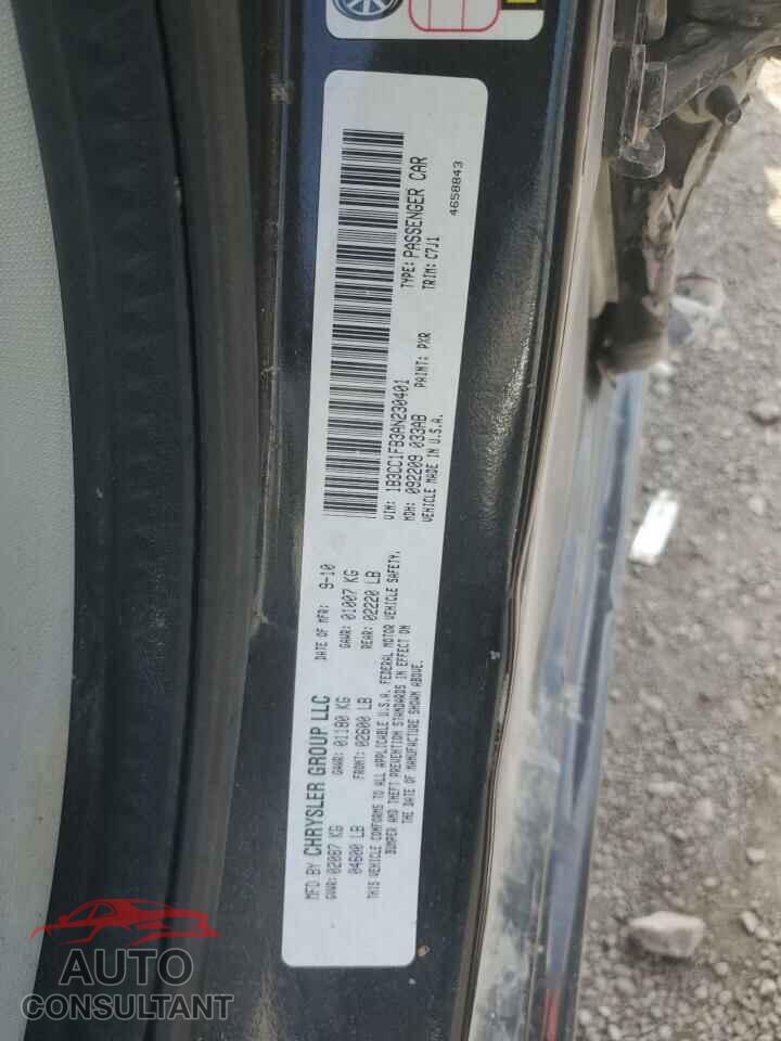 DODGE AVENGER 2010 - 1B3CC1FB3AN230401