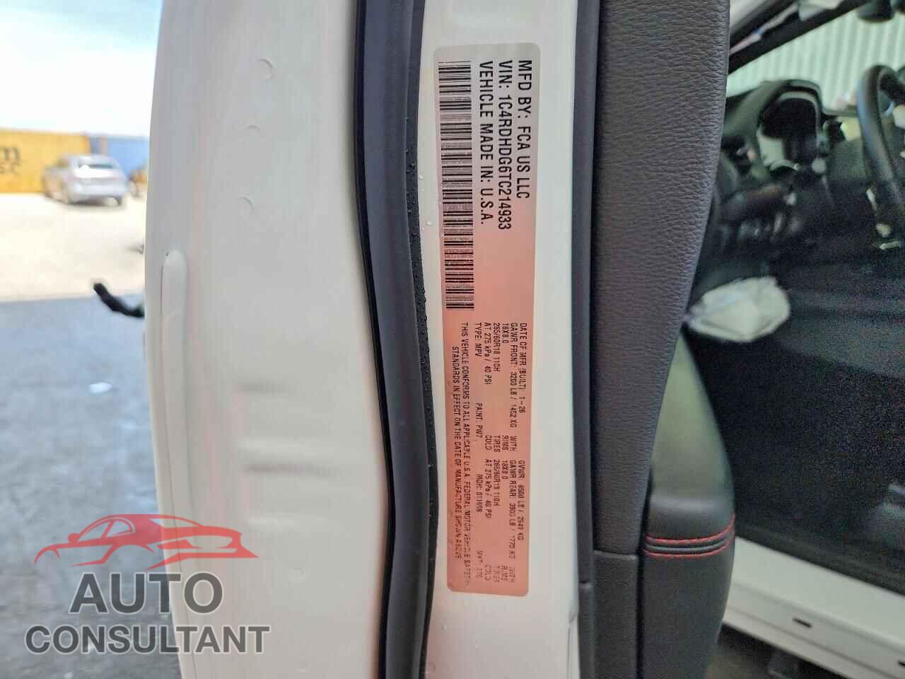 DODGE DURANGO 2026 - 1C4RDHDG6TC214933