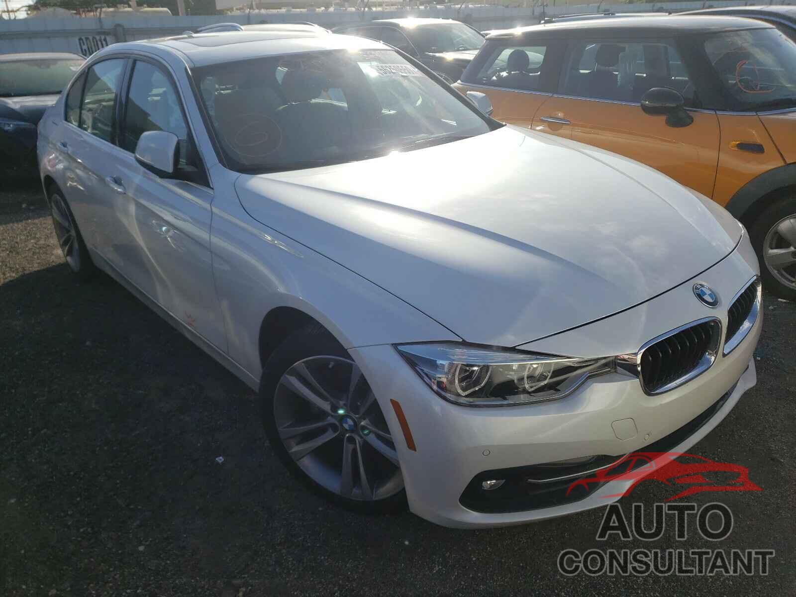 BMW 3 SERIES 2017 - WBA8B9G52HNU51459