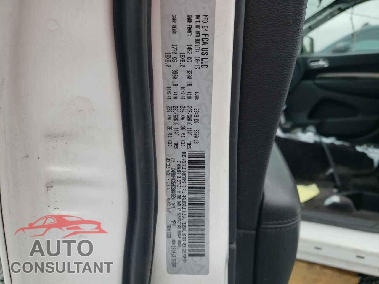 DODGE DURANGO 2017 - 1C4RDHAG5HC680624