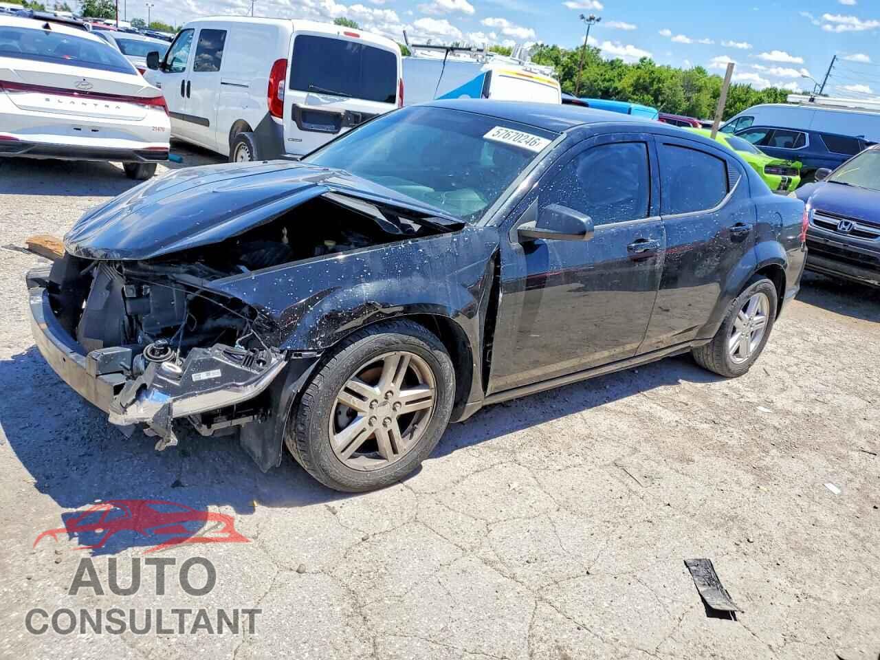 DODGE AVENGER 2012 - 1C3CDZAB2CN259848