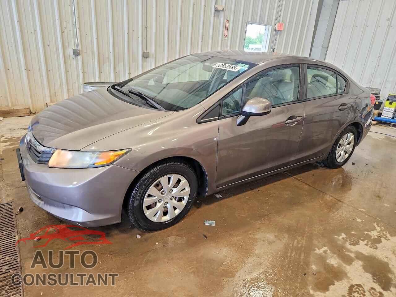 HONDA CIVIC 2012 - 19XFB2F59CE083796