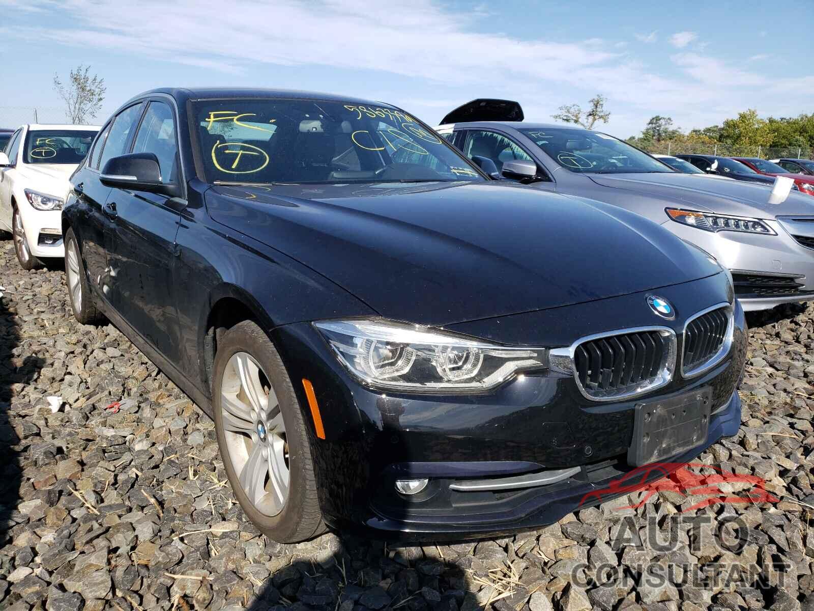 BMW 3 SERIES 2018 - WBA8D9C50JEM32169