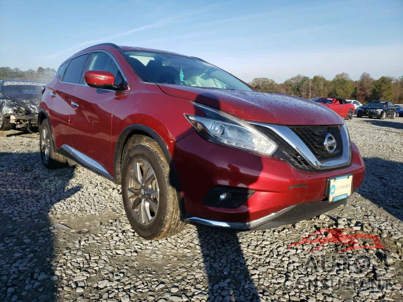 NISSAN MURANO 2016 - 5N1AZ2MH1GN125619