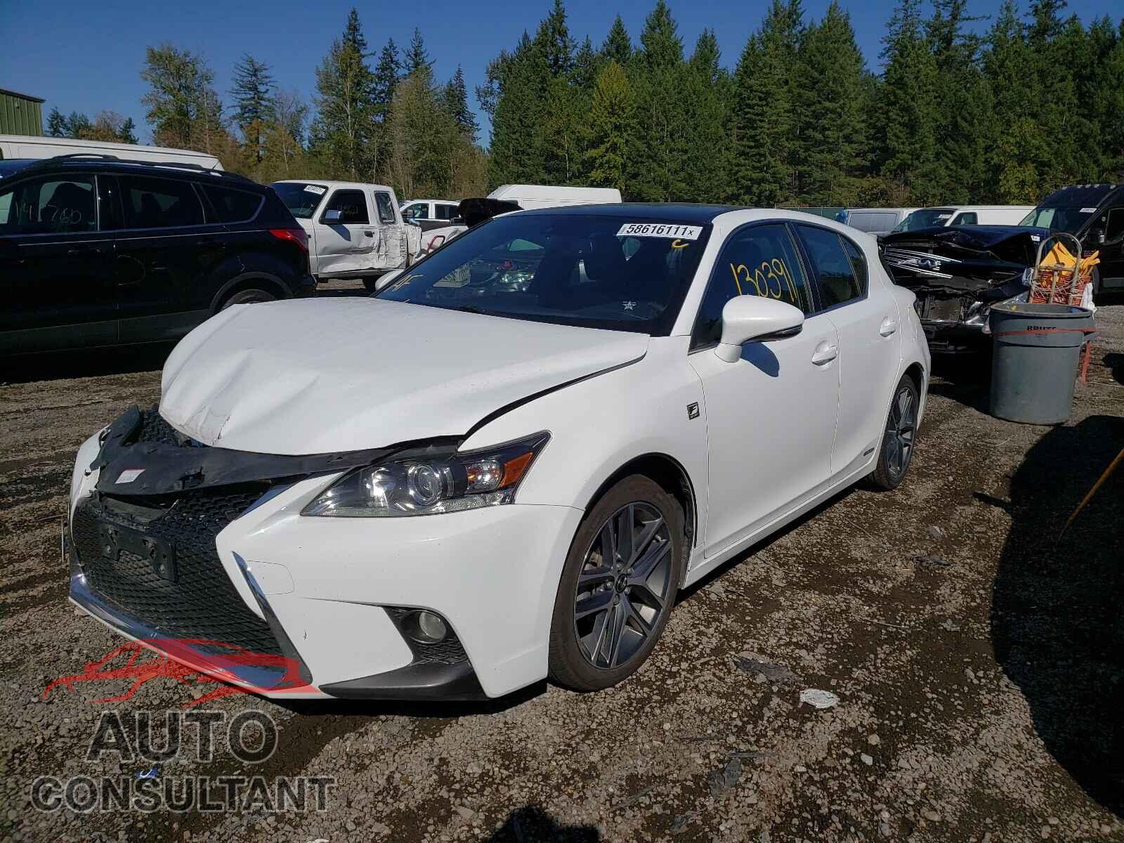 LEXUS CT 200 2016 - JTHKD5BH9G2253991