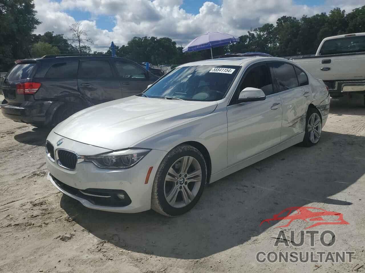 BMW 3 SERIES 2017 - WBA8D9G36HNU62473