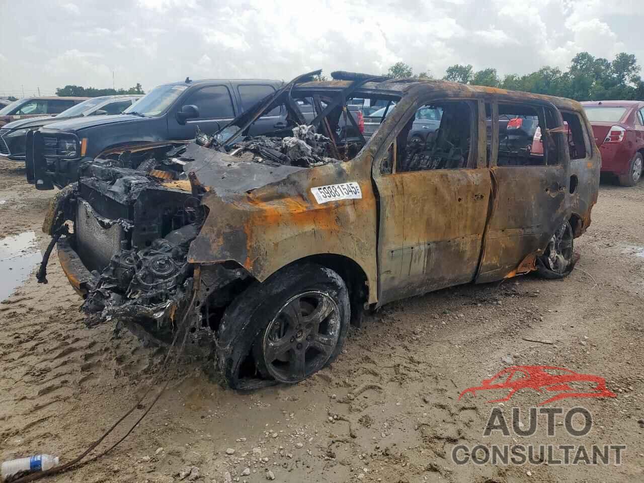 HONDA PILOT 2012 - 5FNYF3H79CB017194
