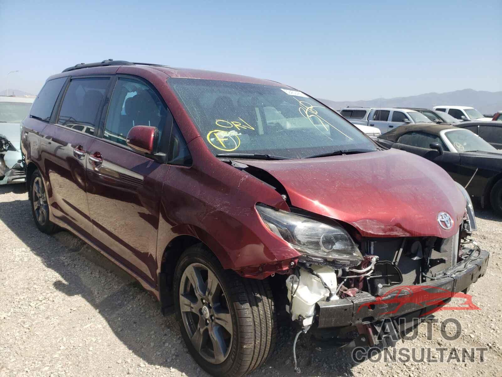 TOYOTA SIENNA 2017 - 5TDXZ3DC3HS888603