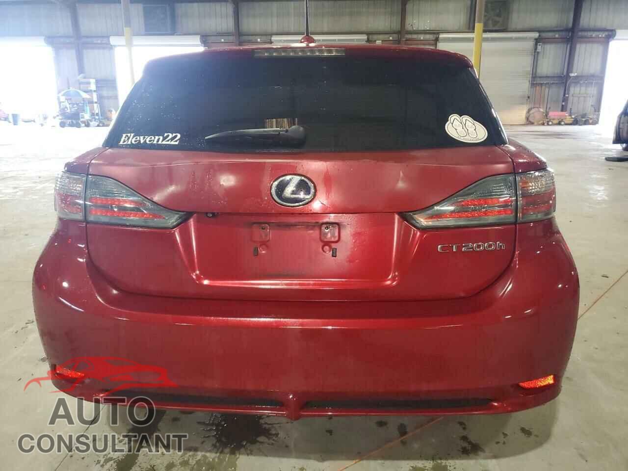 LEXUS CT 200 2011 - JTHKD5BH8B2033847